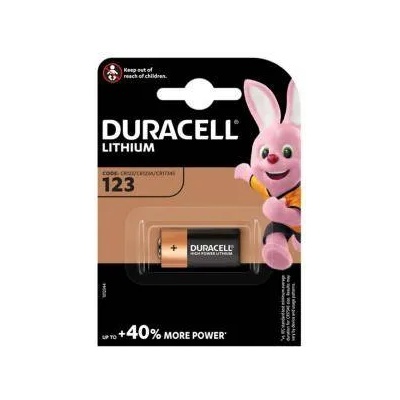 Duracell Фото-литиева батерия DURACELL CR-123, 3V, 1300 mAh, DUR-BL-DL123A