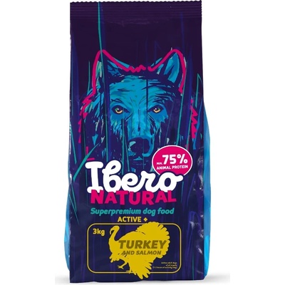 Ibero Natural Dog Active+ 4 x 3 kg