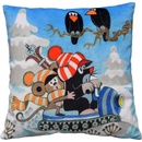 Moravská ústředna Polštář Krtek a skútr 30x30