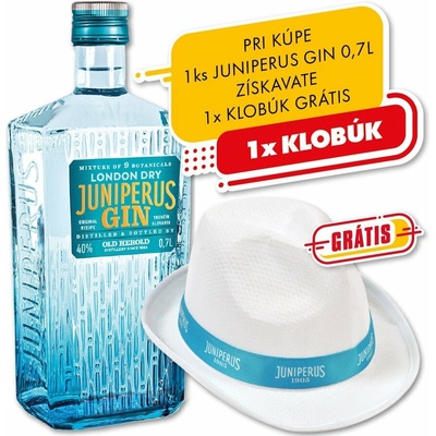 Juniperus Gin 40% 0,7 l (čistá fľaša)