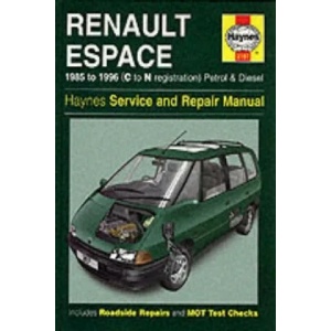 Renault Espace Petrol & Diesel (85 - 96) C To N | Haynes Publishing (ISBN: 9781859601976)