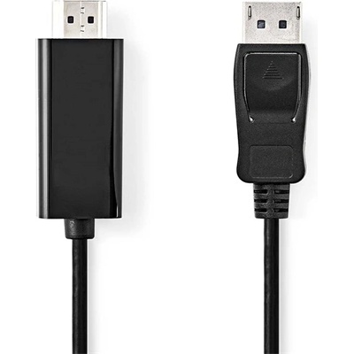Nedis CCGL37100BK20 Кабел с щепсел Displayport - HDMI щепсел 1080p, 2 м (CCGL37100BK20)