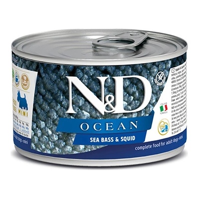 N&D Dog Ocean Sea Bass & Squid 140 g