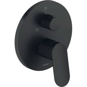 Duravit Wave - Вградена батерия, за 2 уреда, матово черна WA4210012046 (WA4210012046)