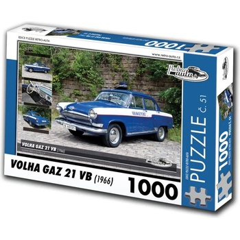 Image 1 of Retro cars - Puzzle Volha Gaz 21 VB II (1966) - 1 000 piese