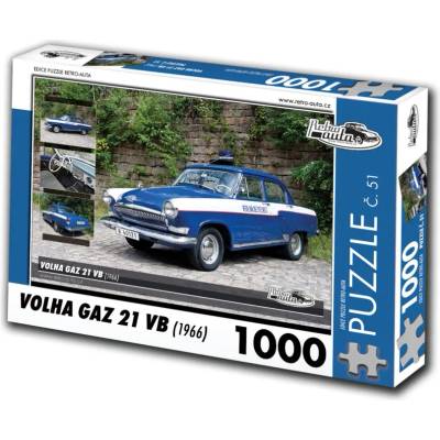 Retro cars - Puzzle Volha Gaz 21 VB II (1966) - 1 000 piese