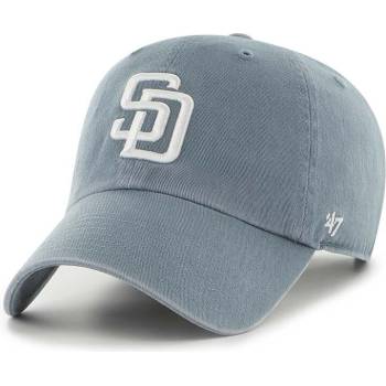 47 brand Шапка с козирка 47 brand MLB San Diego Padres в сиво с апликация B-NLRGW21GWS-S0 (B.NLRGW21GWS.S0)