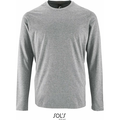 SOL'S Imperial LSL Men grey melange