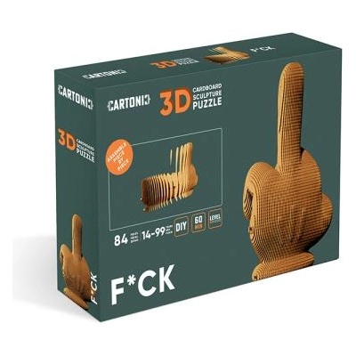 Cartonic Картонен 3D пъзел F*uck (CARTFUC)