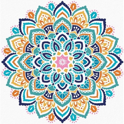 Diamondi Diamantové malování MANDALA II 40 x 50 cm vypnuté plátno na rám