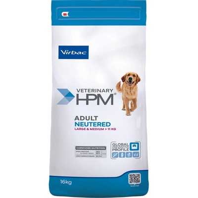Virbac Veterinary HPM Adult Dog Neutered Large & Medium 16 kg