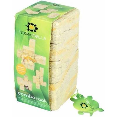 Cobbys Pet Terra Della Stavební prvky s pískovým kamenným vzhledem 2 Beige 18 x 9 x 9 cm