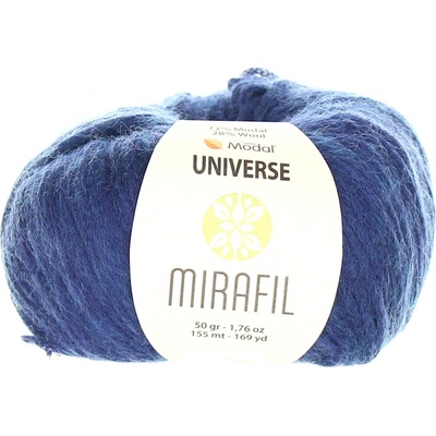 Mirafil Universe Solid modrá melange 454