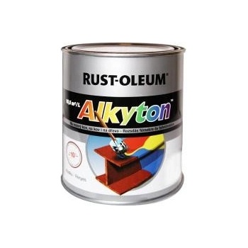 RUST OLEUM ALKYTON antikorózna farba na hrdzu 2v1 RAL 8017 tmavo hnedá 750 ml