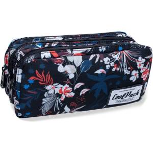 COOLPACK Правоъгълен ученически несесер Cool Pack Primus - Ocean Garden, с 3 отделения (B60023)