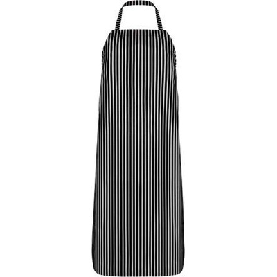 AproTex Zástěra UL 110x70cm černo/bílá proužek