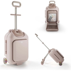 KinderKraft Детски куфар със седалка KinderKraft - Cabby, Rose Gold (NEW024940) - ozone