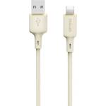 Dudao Кабел Dudao L7SL, USB-A към Lightning, 5A, 1m, бежов (L7SL)
