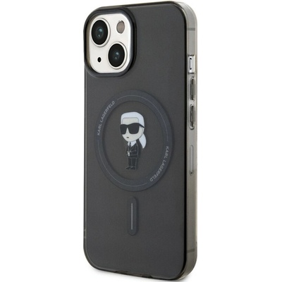 Karl Lagerfeld IML Ikonik MagSafe Apple iPhone 15 KLHMP15SHFCKNOK čierny