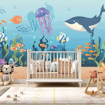 Art gift Детски фототапет - Пъстър океан