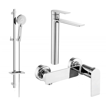 Mexen Zero DQ40 комплект за душ, хром - 71114DQ40-00 (71114DQ40-00)