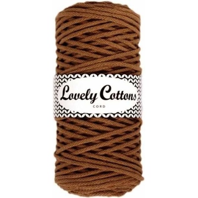 Bavlněná šňůra Lovely Cottons 3mm - Karamelová