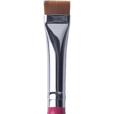 ZOLA široký rovný štětec 03 tmavě růžový MAGIC BROW BRUSHES