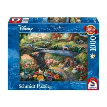 Schmidt Spiele Thomas Kinkade: Painter of Light - Disney - Alice im Wunderland (1000 Teile)