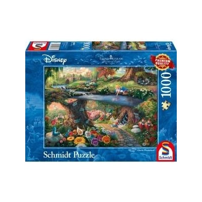 Schmidt Spiele Thomas Kinkade: Painter of Light - Disney - Alice im Wunderland (1000 Teile)