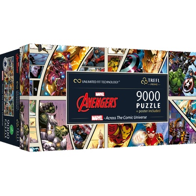 Trefl - Puzzle Marvel: Across The Comic Universe - 9 000 piese