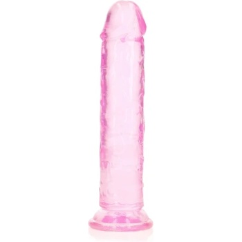 Image 1 of Shots Toys Джели дилдо Real Rock Crystal Clear 7" розово
