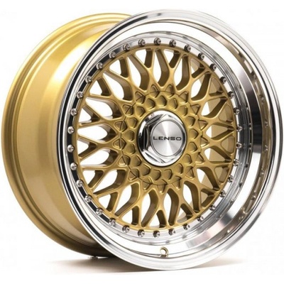Lenso Bsx 7.5x16 4x98 ET35 gloss gold & polished