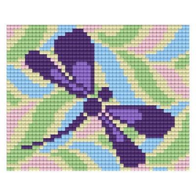 Bright Toys Мозайка с пиксели Bright Toys, 40x50 пиксела - Водно конче (BT50012-Dragonfly2)