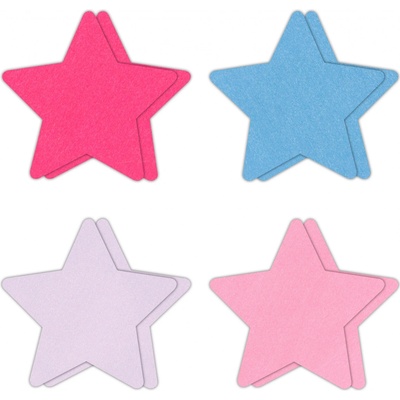 NS Novelties Pretty Pasties Star II Assorted 4 Pairs