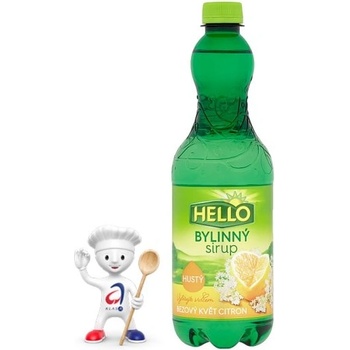 Hello Bylinný sirup bezový květ citron 0,7 l