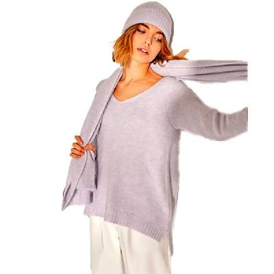 Блуза & me Elena v neck sweater - Purple (Purple)