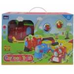 Mattel Interactive Kids Locomotive 3+ Sounds + Light + Moving Elements + 2 Wagons + Accessories