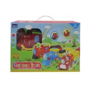 Mattel Interactive Kids Locomotive 3+ Sounds + Light + Moving Elements + 2 Wagons + Accessories