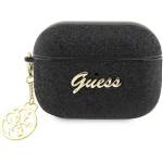 Guess AirPods Pro 2 калъф черен Glitter Flake 4G Charm (GUAP2GLGSHK)
