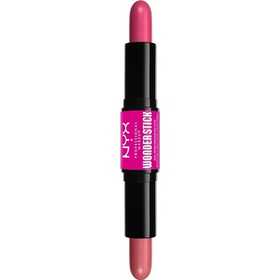 NYX Professional Makeup Wonder Stick Cream Blush lícenka 01 Light Peach N Baby Pink 8 g