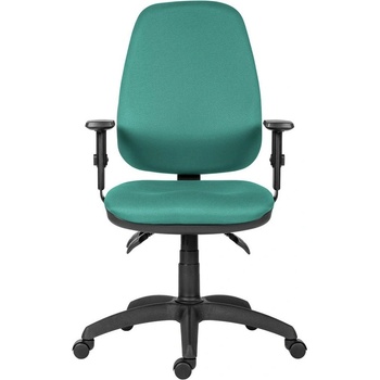 Antares Работен стол Antares 1540 ASYN BR16, до 130кг, дамаска, асинхронен механизъм, коригиране на височината, заключване в позиция, тъмнозелен (1540-ASYN-BR16-D6)