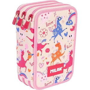 MILAN Несесер MILAN Flowicorn 3 ципа 49 ч. бжв (52614)
