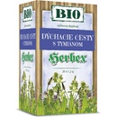 Čaje HERBEX BIO DÝCHACIE CESTY s tymiánom bylinná zmes čaj 20 x 1,2 g