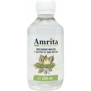 Amrita Масажно масло с екстракт от див кестен, 200 ml