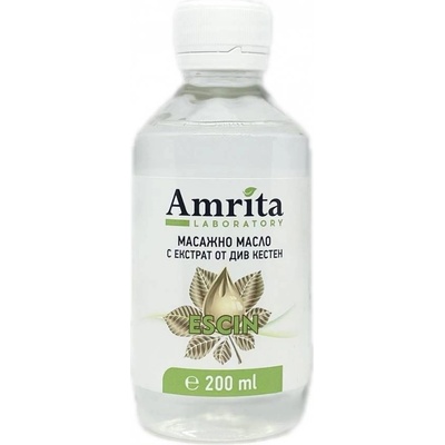 Amrita Масажно масло с екстракт от див кестен, 200 ml