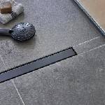 WIRQUIN Комплект душ канал с капак Wirquin Venisio Slim Plus Black Touch, черен, 50 см (30724726)