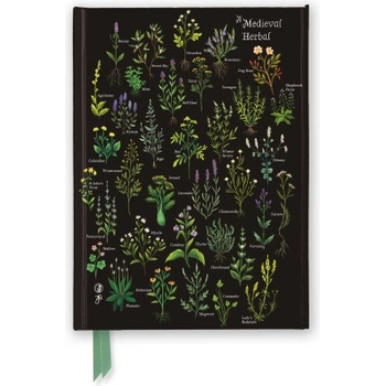 Flame Tree Publishing Anna Stead: Medieval Herbal (Foiled Journal)