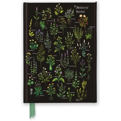 Flame Tree Publishing Anna Stead: Medieval Herbal (Foiled Journal) | Flame Tree Publishing
