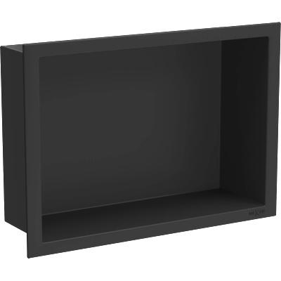 Mexen X-Wall-R вградена лавица с яка 30 x 20 см, черна - 1970302010 (1970302010)