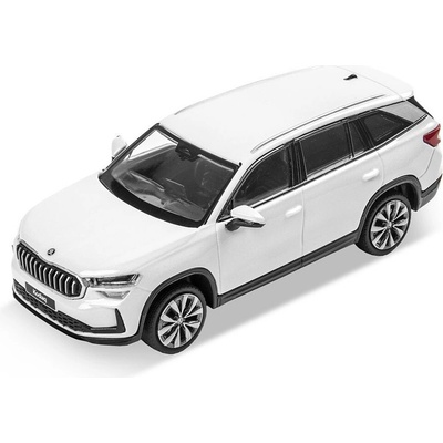 Abrex Škoda Kodiaq FL 2021 Bílá Moon Metalíza 1:43
